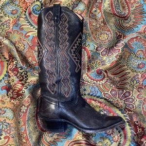 Dan Post Vintage Black Betty Cowboy Boots